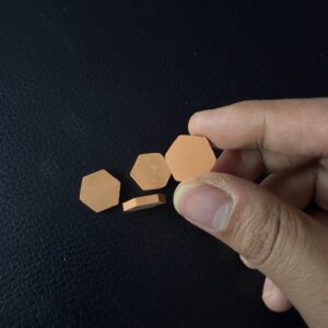 Hexagonal shaped red brick 10 pc pack