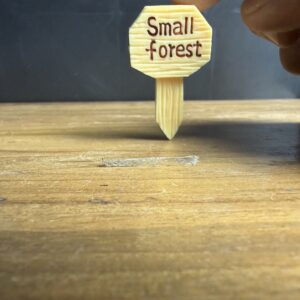 Small Forest marking post